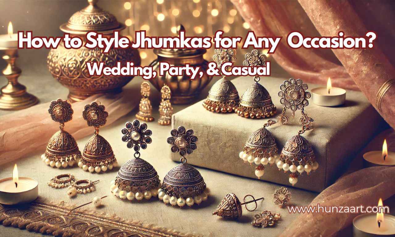 How to Style Jhumkas for Any party wedding casual