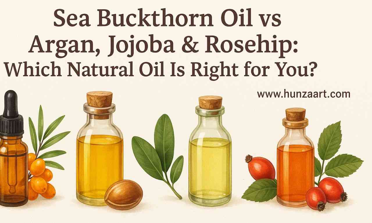 sea buckthorn oil vs jojoba oil vs argan oil vs rosehip