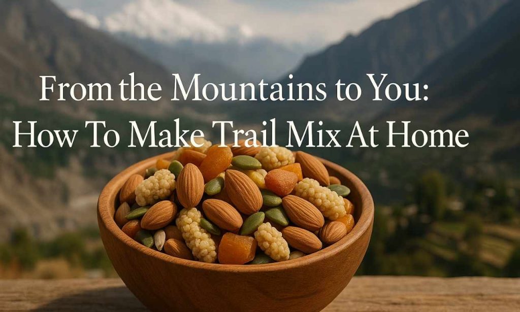 how to make a trail mix of dried fruits at home