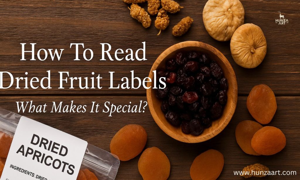 how to read dried fruit lables