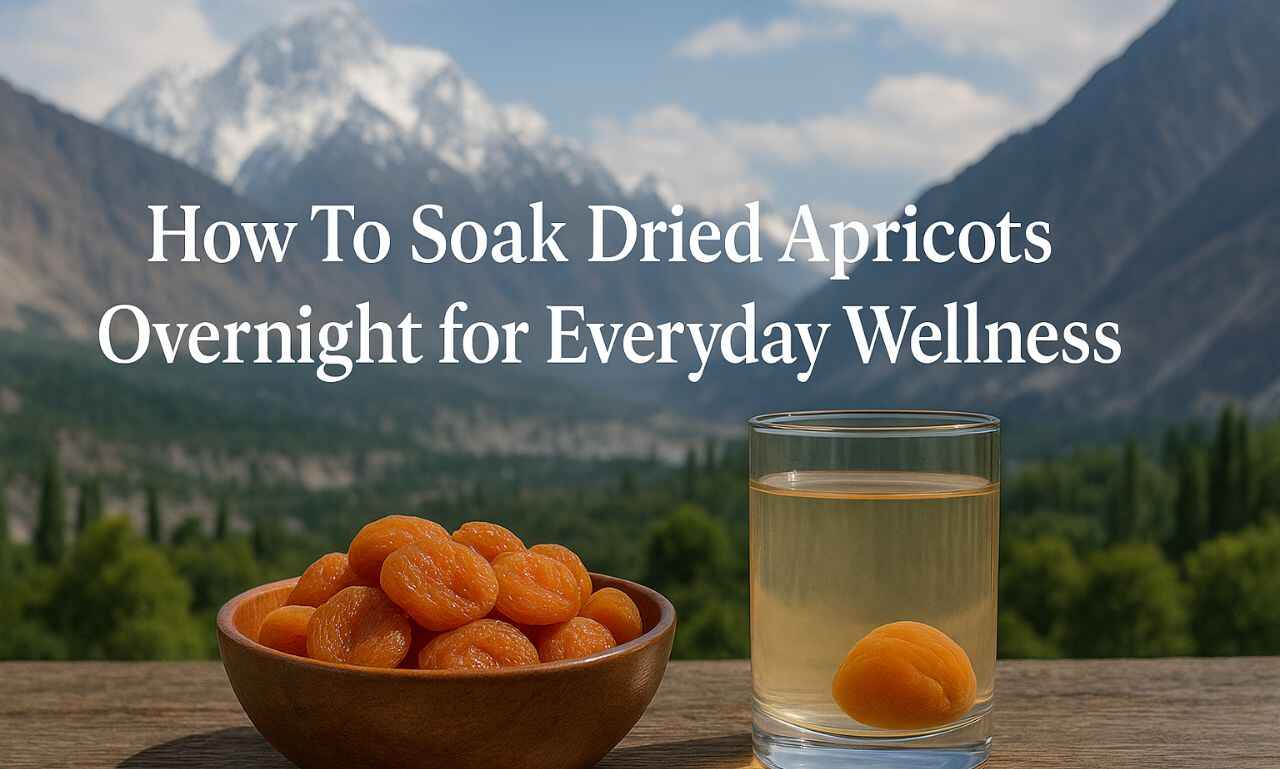 how to soak dried apricots