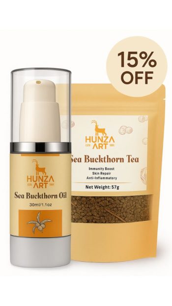 sea buckthorn oil and tea bundle