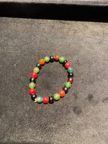 Jashn | Unisex Multicolour Agate Bracelet